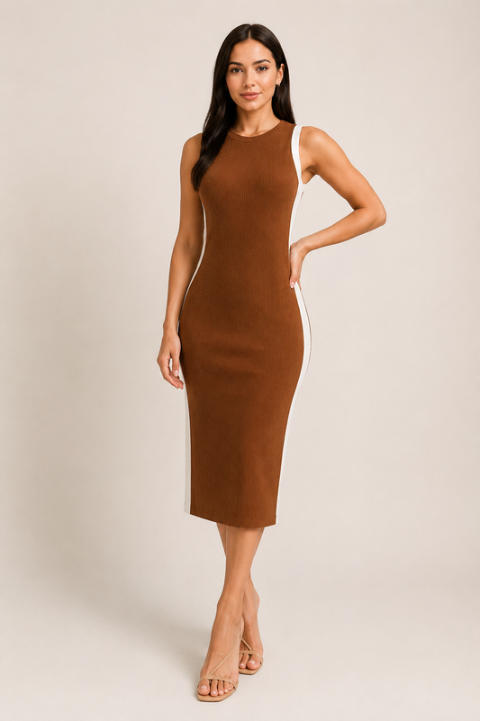 Sienna Elegance Midi Dress