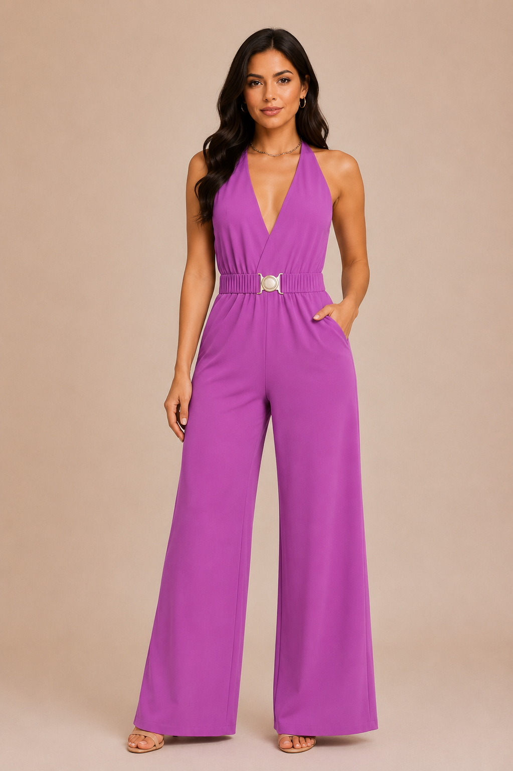 Malibu Sunset Jumpsuit – Orchid