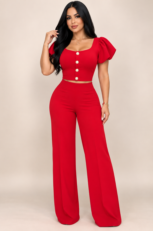 Set Valentina Rojo – Two Piece Set
